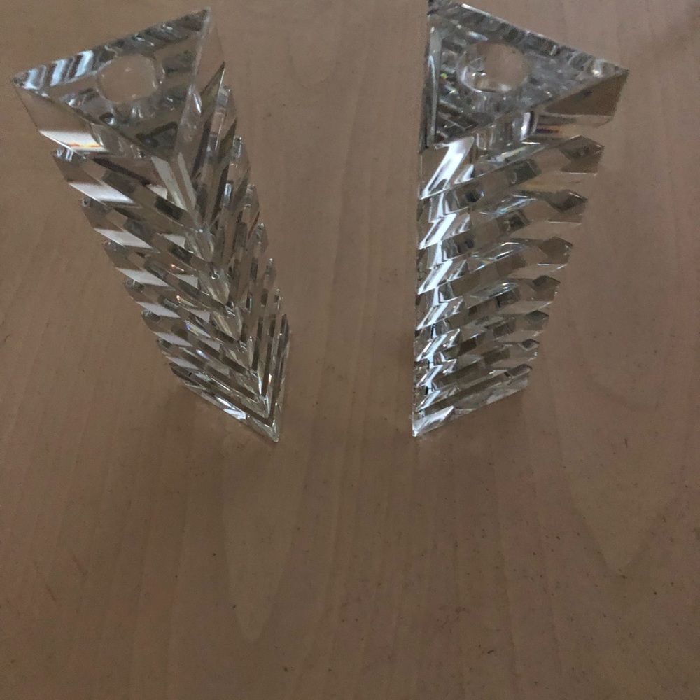 Crystal Ridel candlesticks - Picture 6 of 6